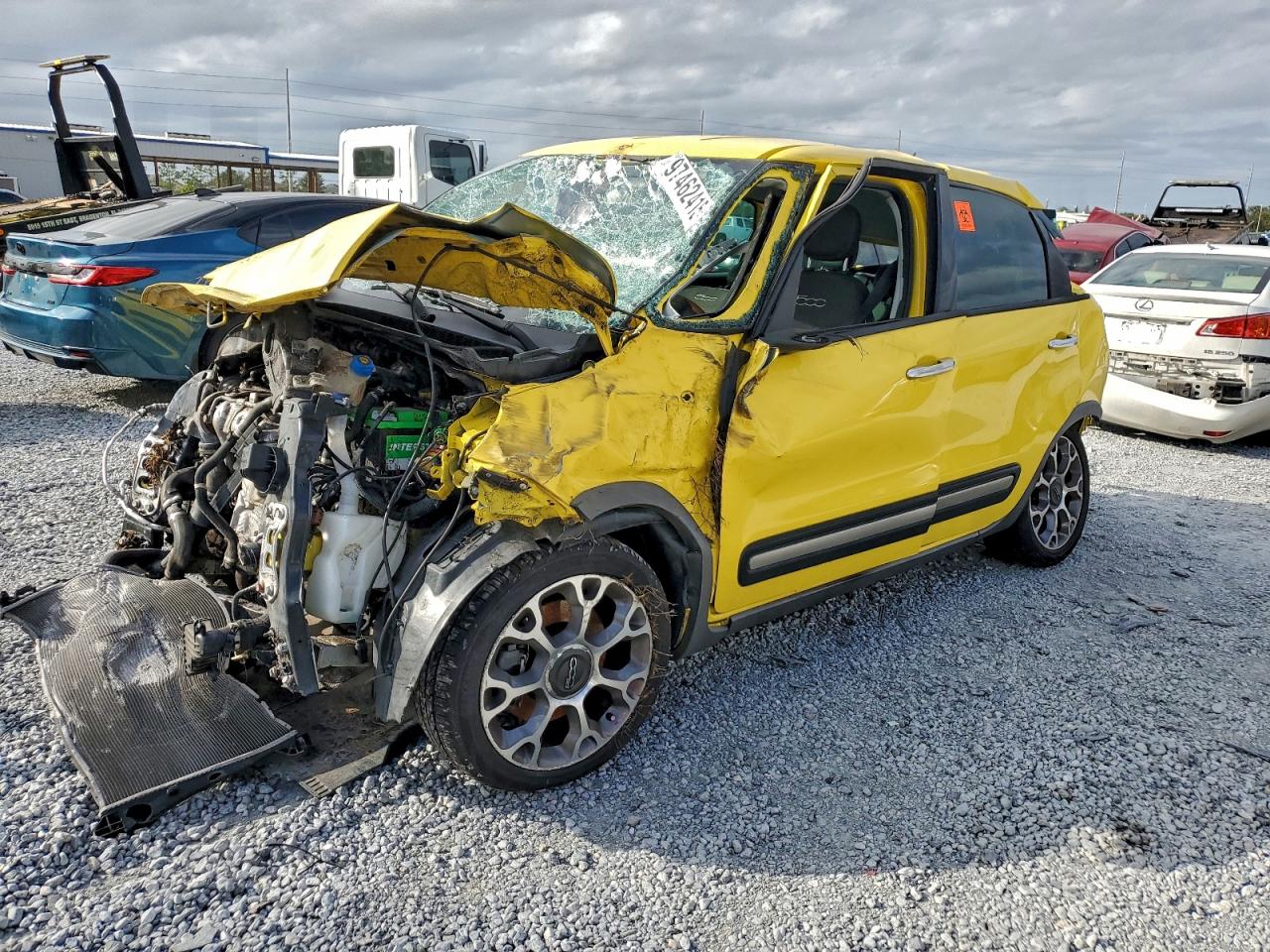 2014 FIAT 500L Trekking, VIN ZFBCFADH6EZ009860 — Rollover