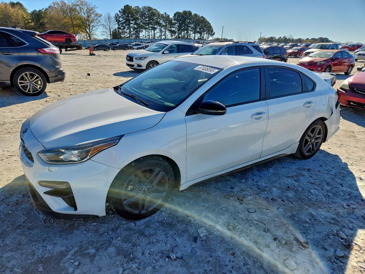 2021 Kia Forte GT-Line, VIN 3KPF34AD1ME393790 — Rear end
