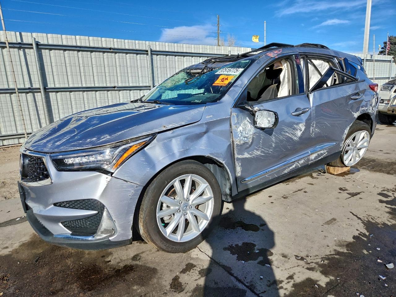 2020 Acura RDX, VIN 5J8TC2H33LL021914 — Rollover