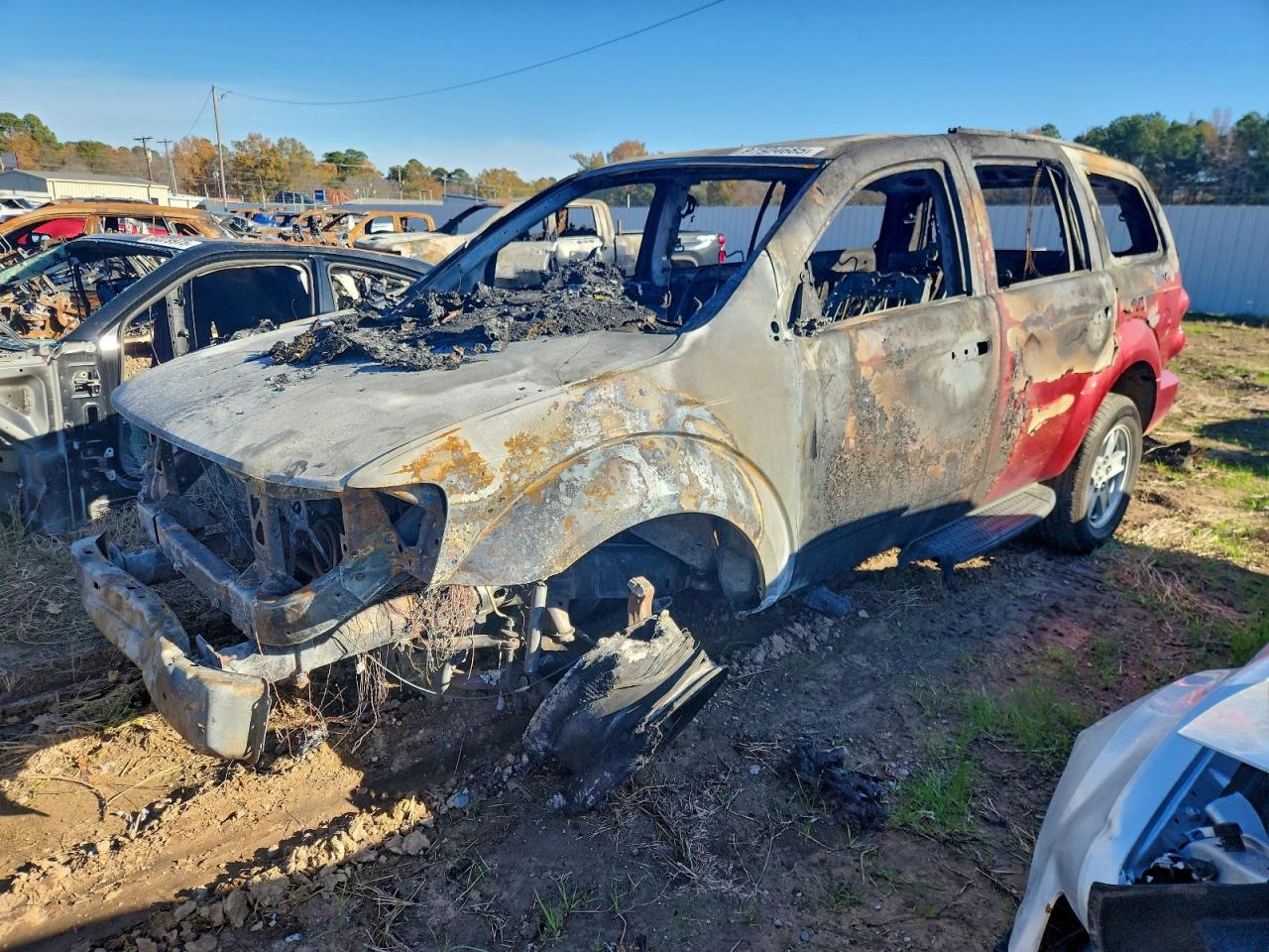 2009 Dodge Durango SXT, VIN 1D8HD38P59F700408 — Burn