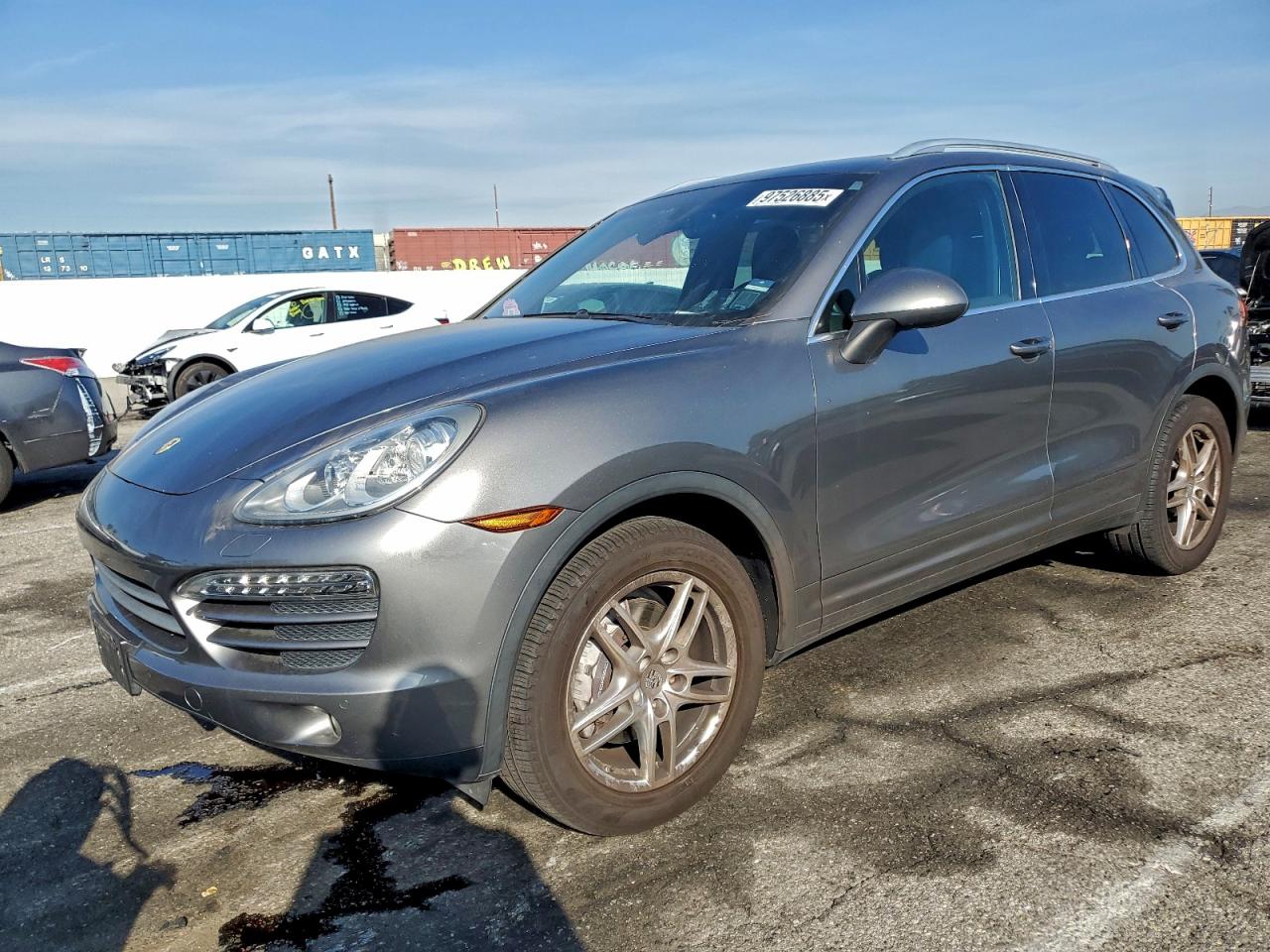 2012 Porsche Cayenne, VIN WP1AA2A22CLA01343 — Undercarriage