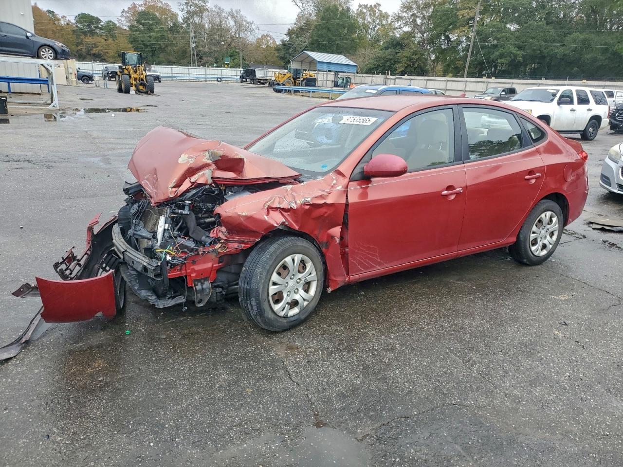 2010 Hyundai Elantra GLS, VIN KMHDU4AD1AU872465 — Front end