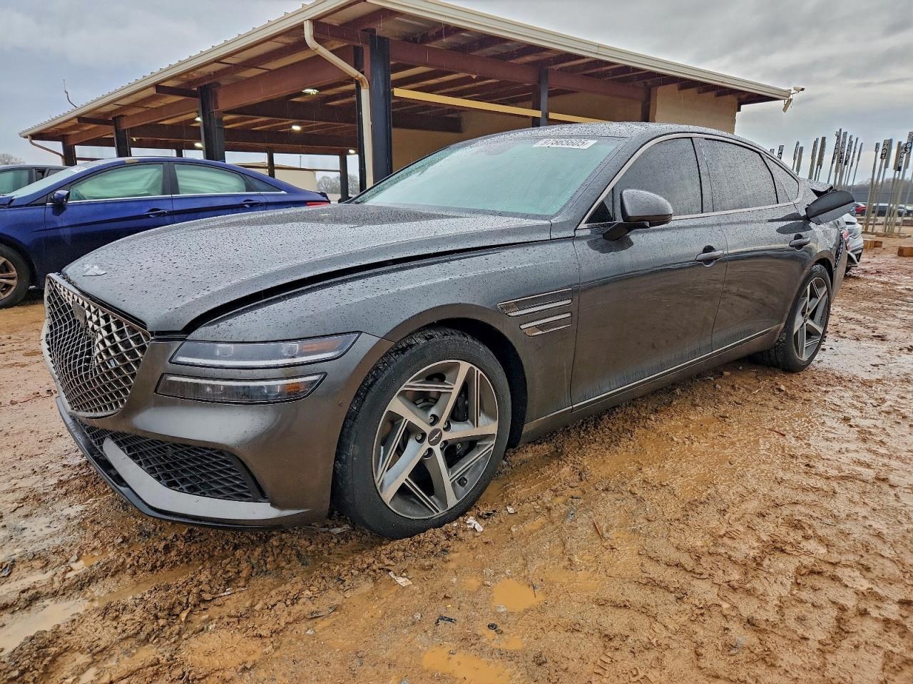 2023 Genesis G80 2.5T, VIN KMTGA4SC6PU159622 — Rear end