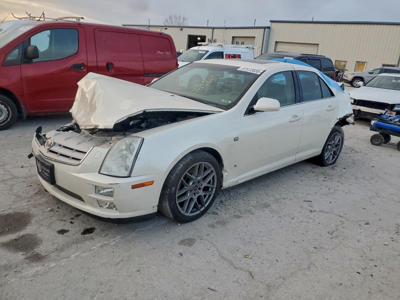 2007 Cadillac STS, VIN 1G6DC67A770163817 — Front end