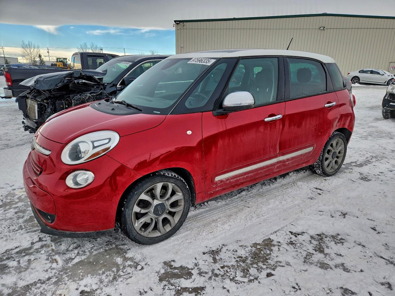 2014 FIAT 500L Lounge, VIN ZFBCFACH8EZ005780 — Rear end