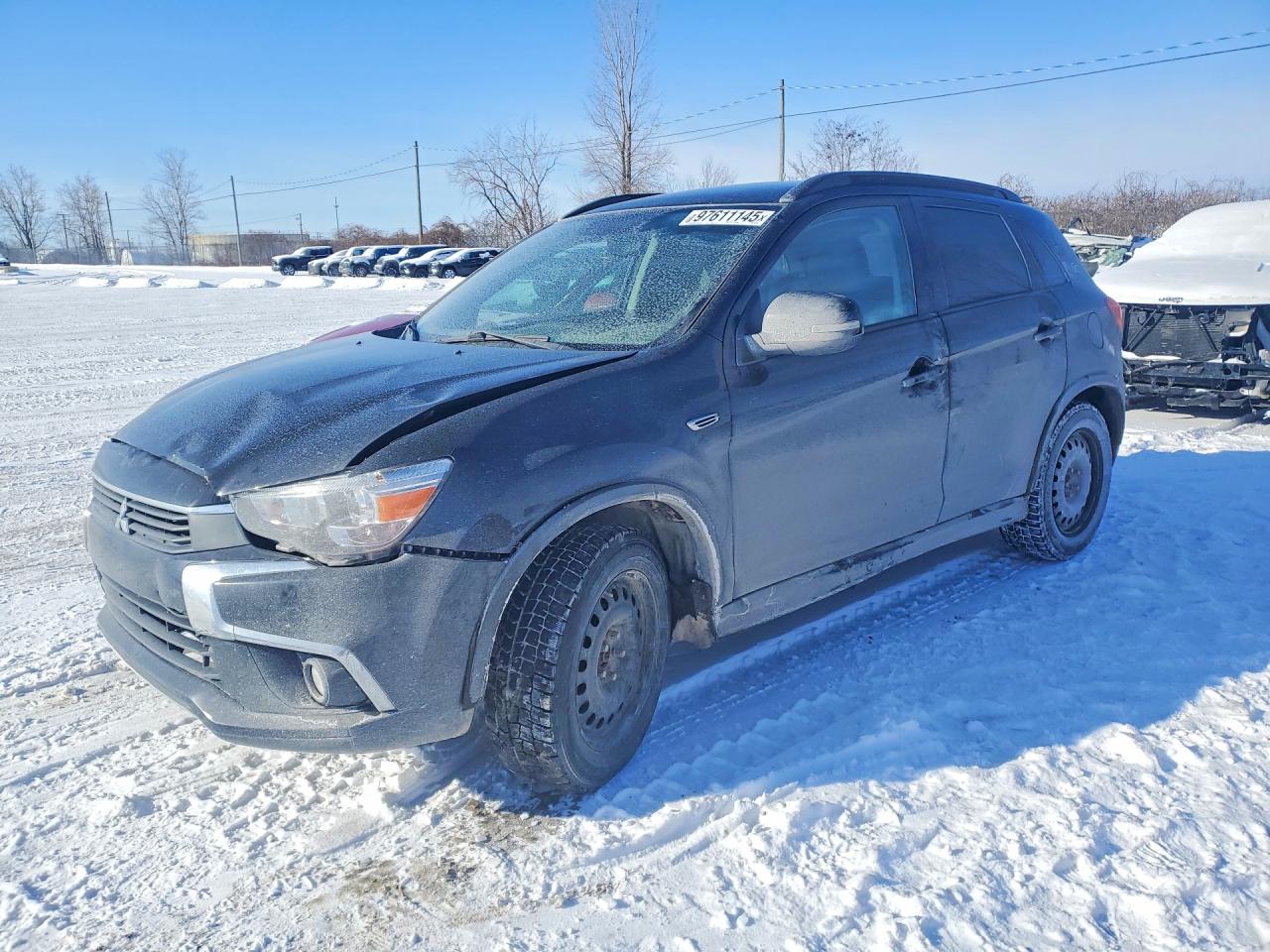2017 Mitsubishi Outlander Sport SE, VIN JA4AJ4AW6HZ607582 — Front end