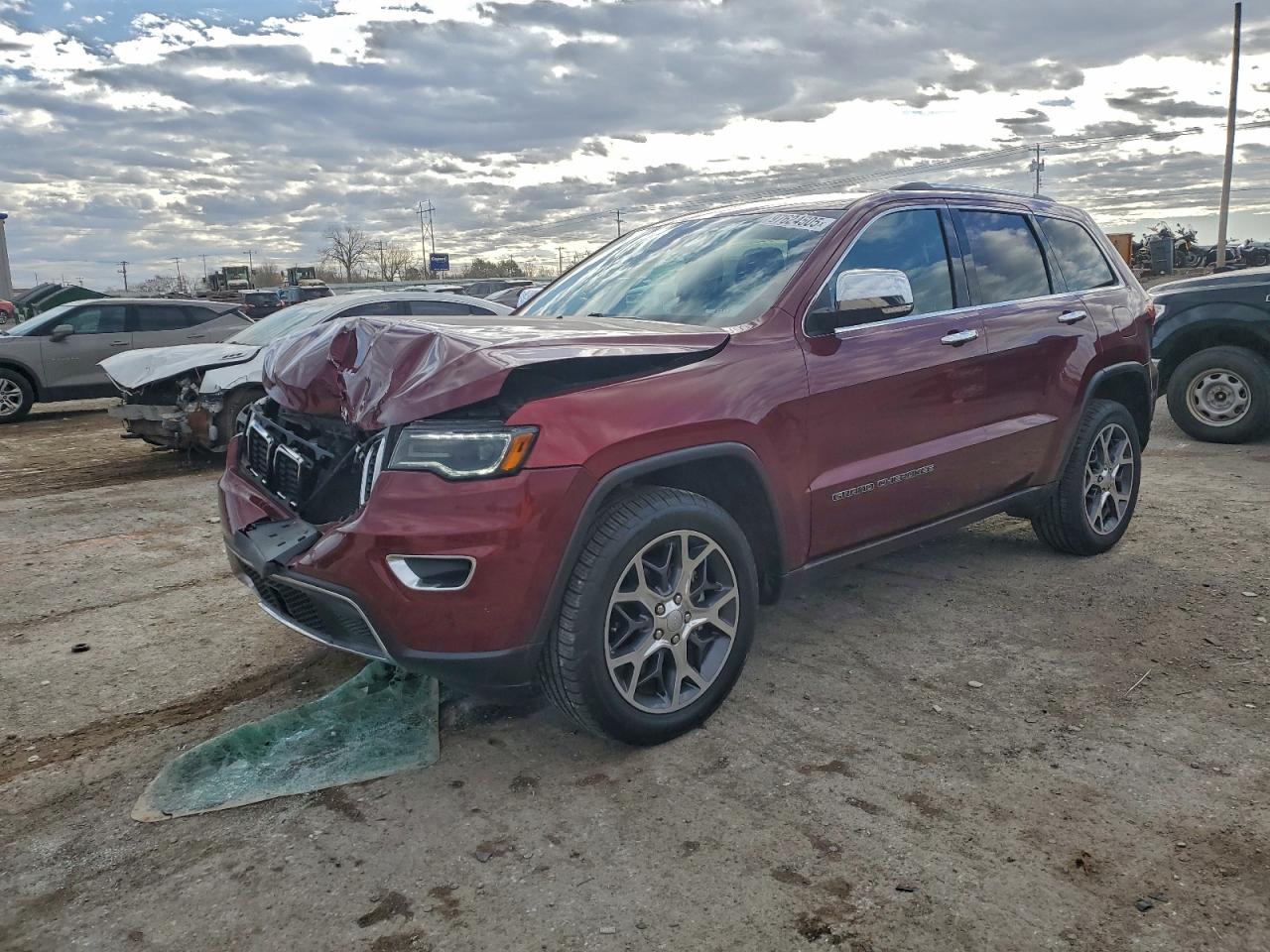 2019 Jeep Grand Cherokee Limited, VIN 1C4RJFBG9KC735708 — Front end