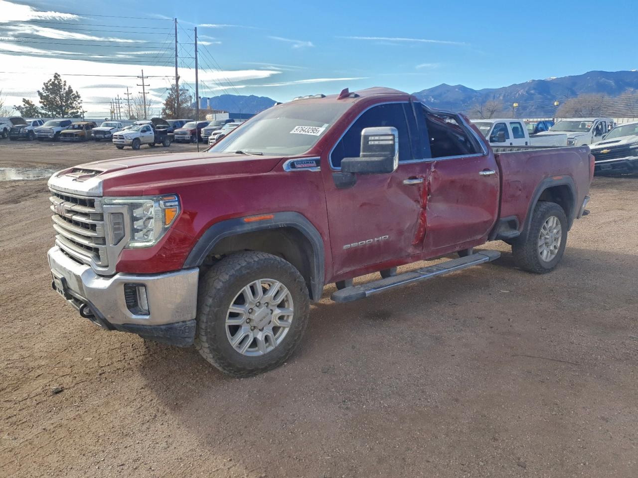 2023 GMC Sierra 2500HD SLT, VIN 1GT49NEY2PF123177 — Rollover