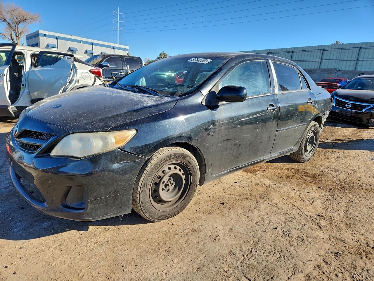 2011 Toyota Corolla LE, VIN JTDBU4EE2BJ091889 — Rear end