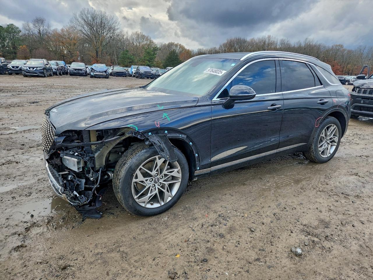 2022 Genesis GV70 2.5T, VIN KMUMADTB9NU059273 — Front end