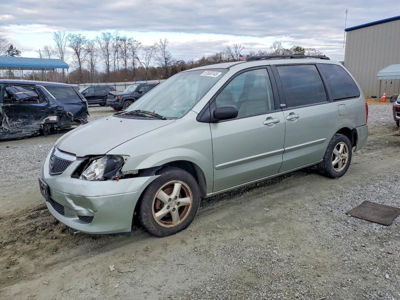 2003 Mazda MPV LX, VIN JM3LW28A130366856 — Front end