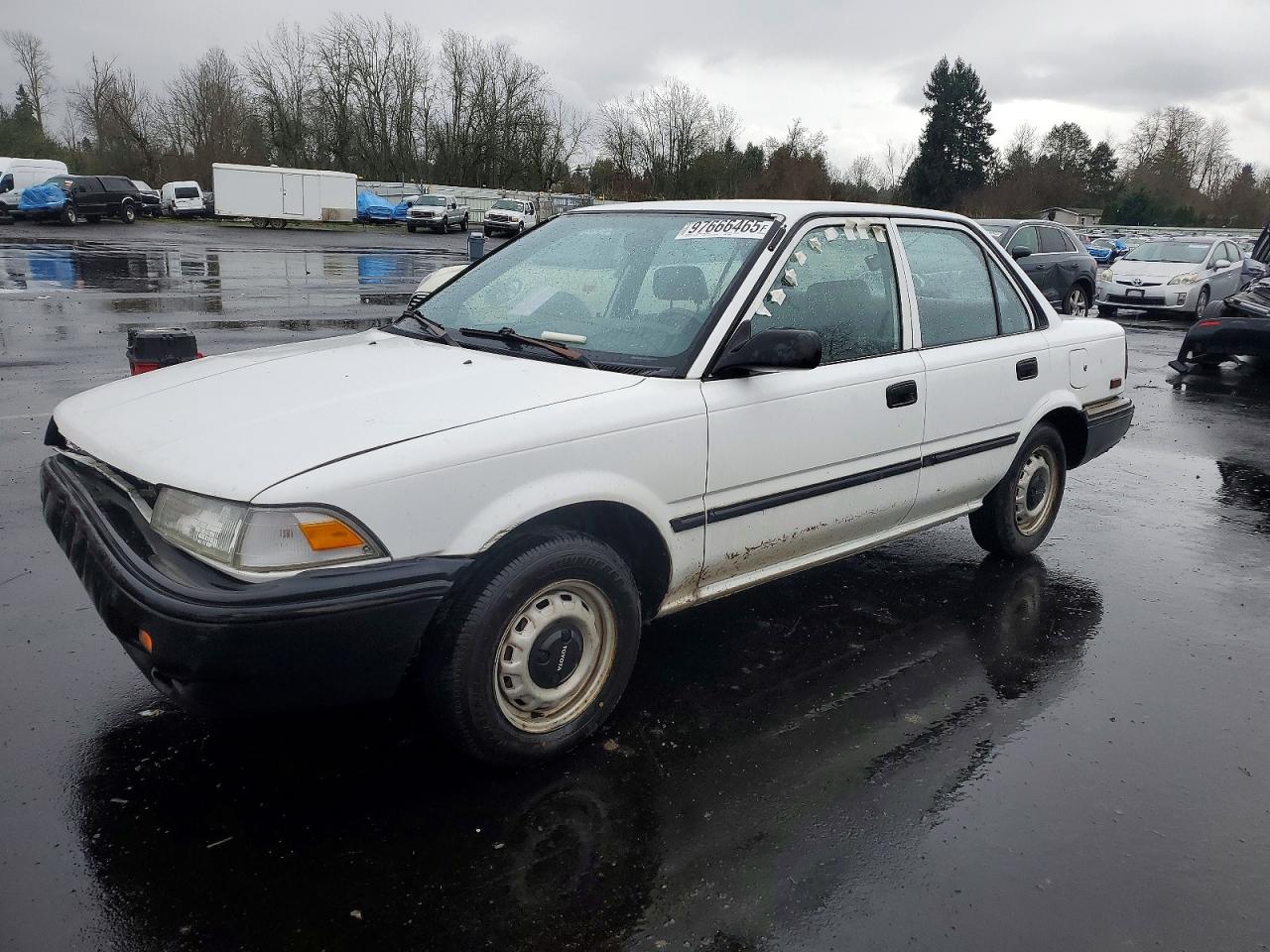 1992 Toyota Corolla, VIN 1NXAE91A8NZ361652 — Front end