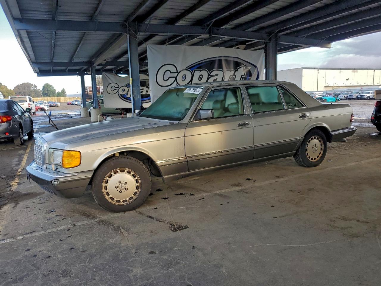 1990 Mercedes-Benz 420 SEL, VIN WDBCA35E9LA541304 — Minor dents and scratches