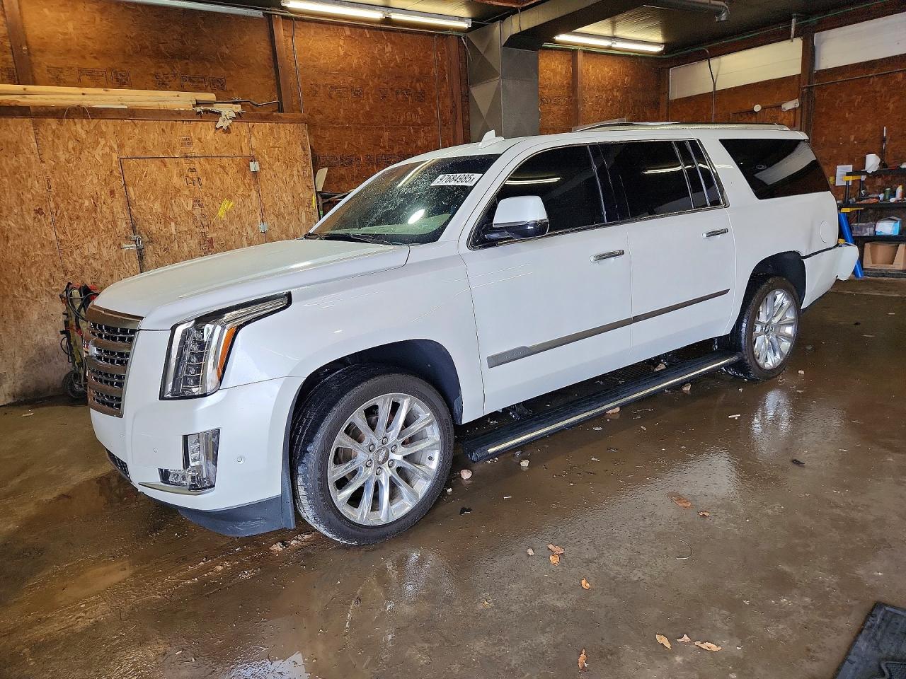 2018 Cadillac Escalade ESV Platinum, VIN 1GYS4KKJXJR364299 — Rear end