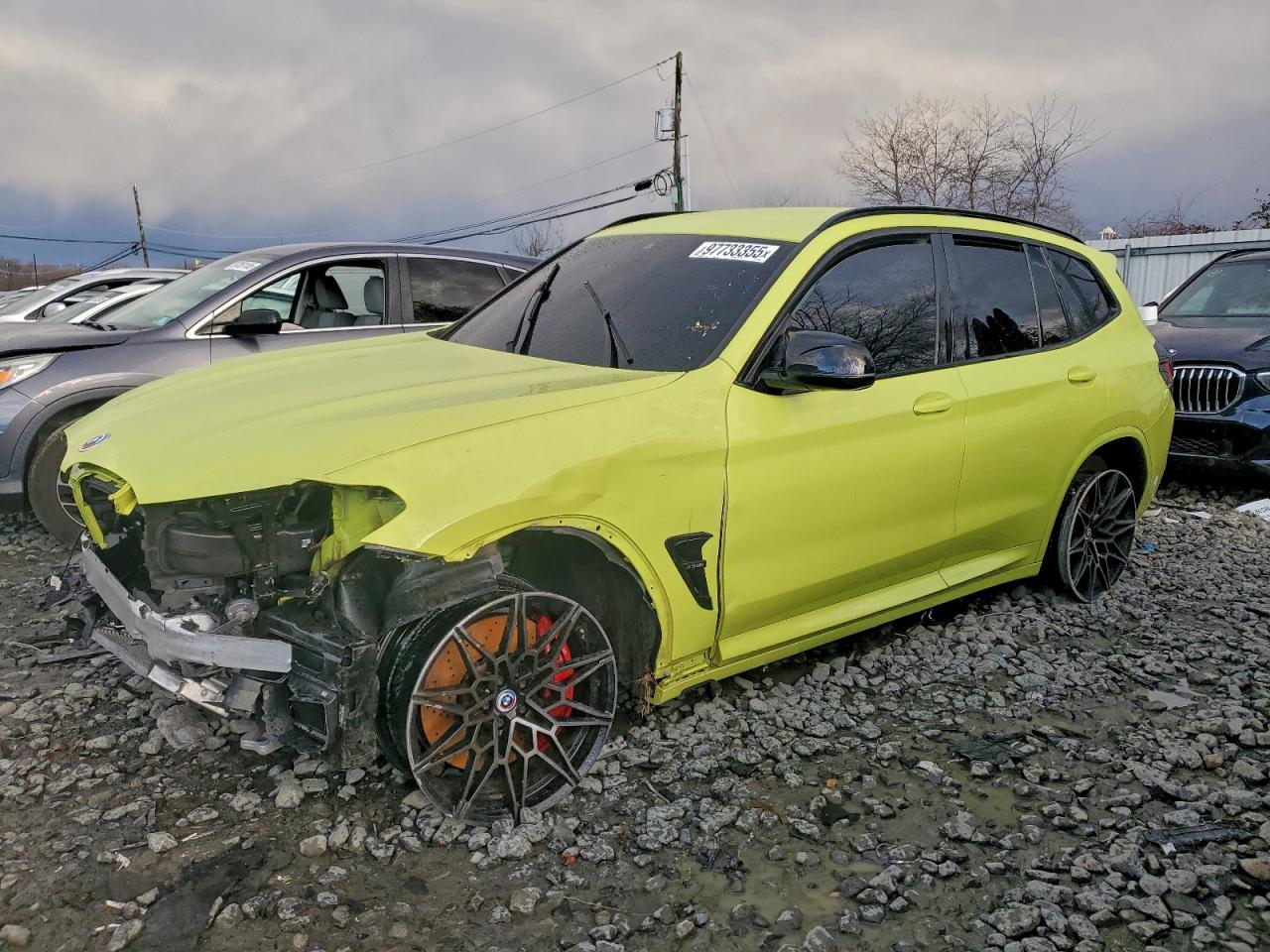 2023 BMW X3 M, VIN 5YM13EC09P9P74085 — Front end