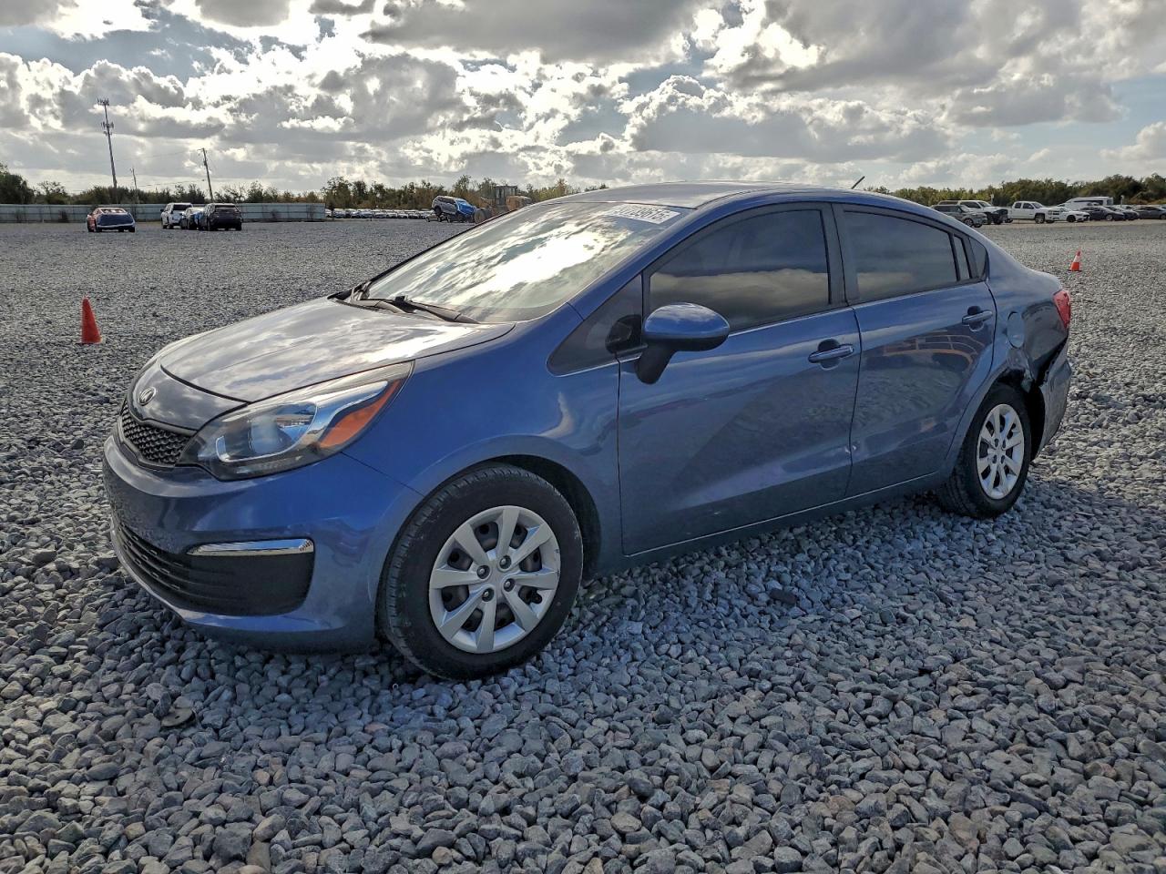 2016 Kia Rio LX, VIN KNADM4A36G6681873 — Rear end