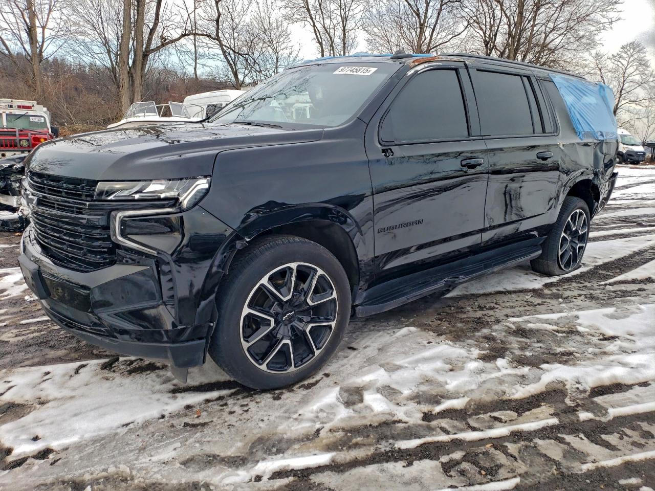 2023 Chevrolet Suburban RST, VIN 1GNSKEKD0PR533494 — Rollover