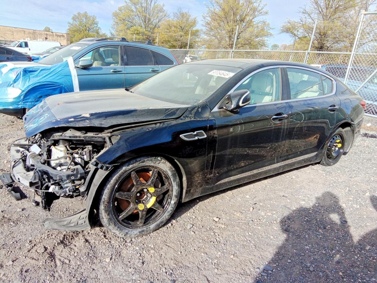 2015 Kia K900 Luxury, VIN KNALW4D41F6017585 — Front end