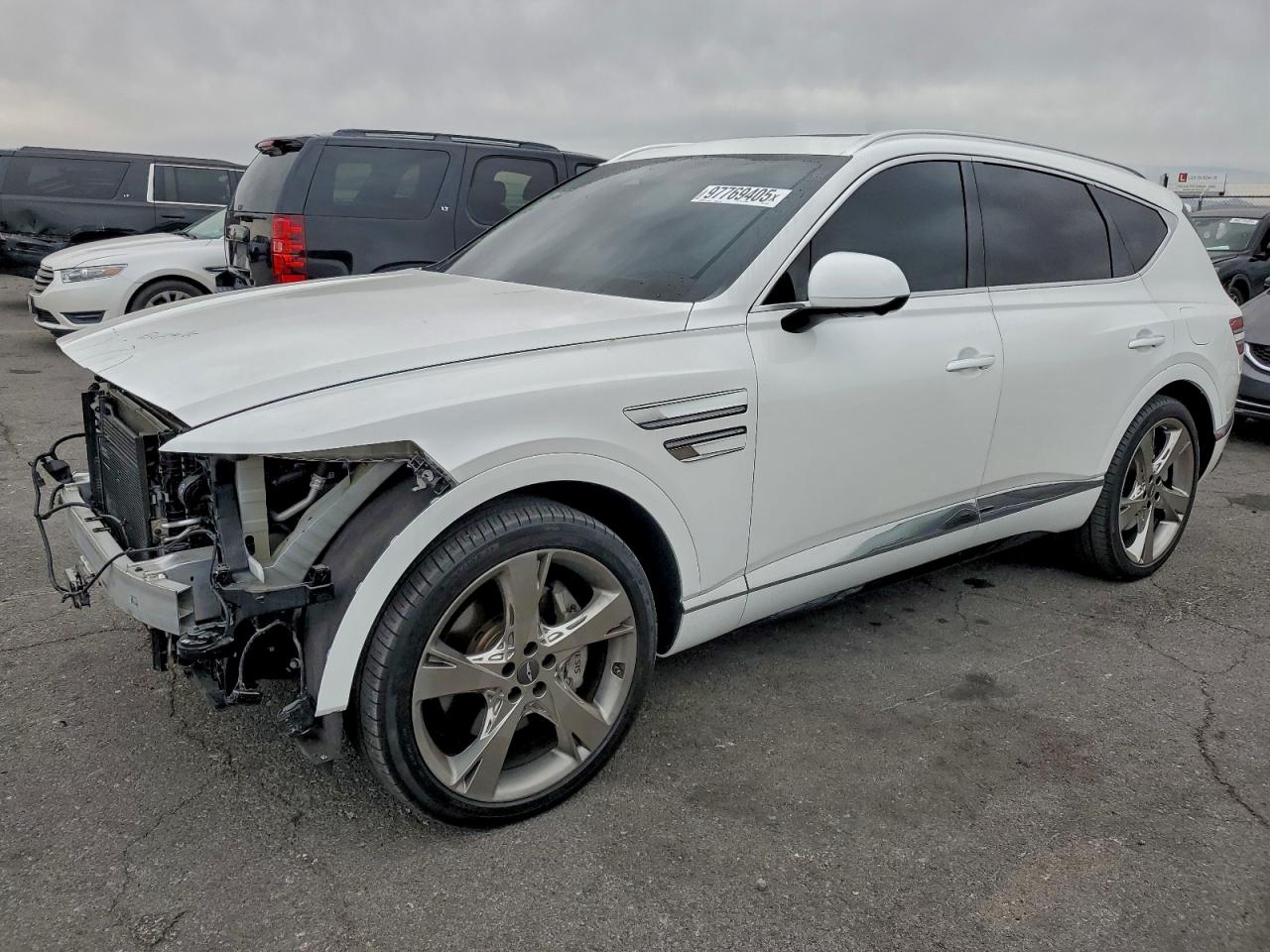 2023 Genesis GV80, VIN KMUHCESC8PU141123 — Front end