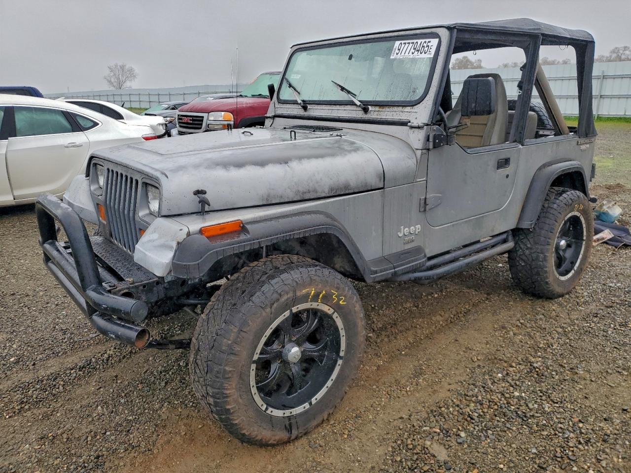 1991 Jeep Wrangler, VIN 2J4FY29S0MJ113194 — Engine fire