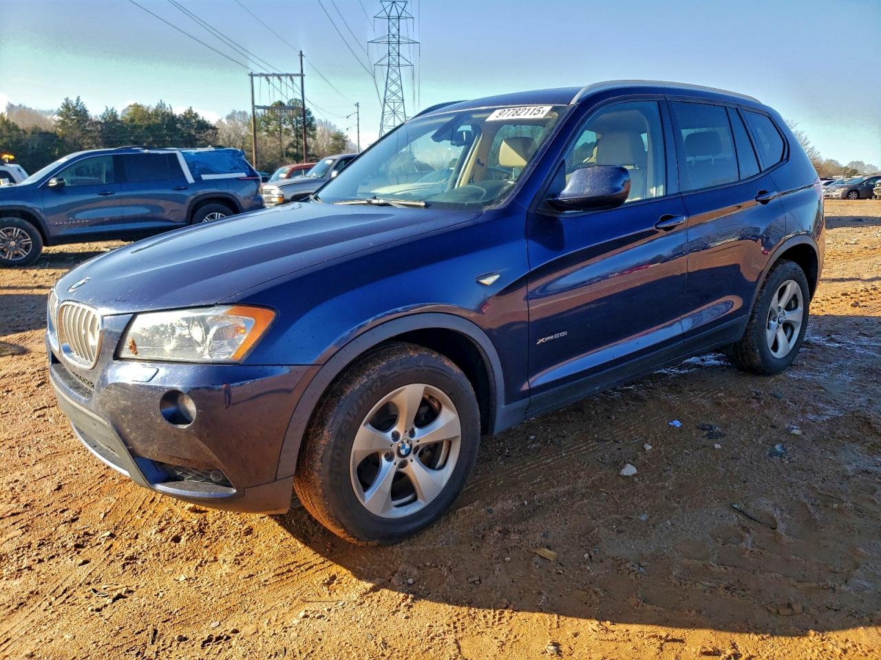 2012 BMW X3 28i, VIN 5UXWX5C54CL728853 — Перед