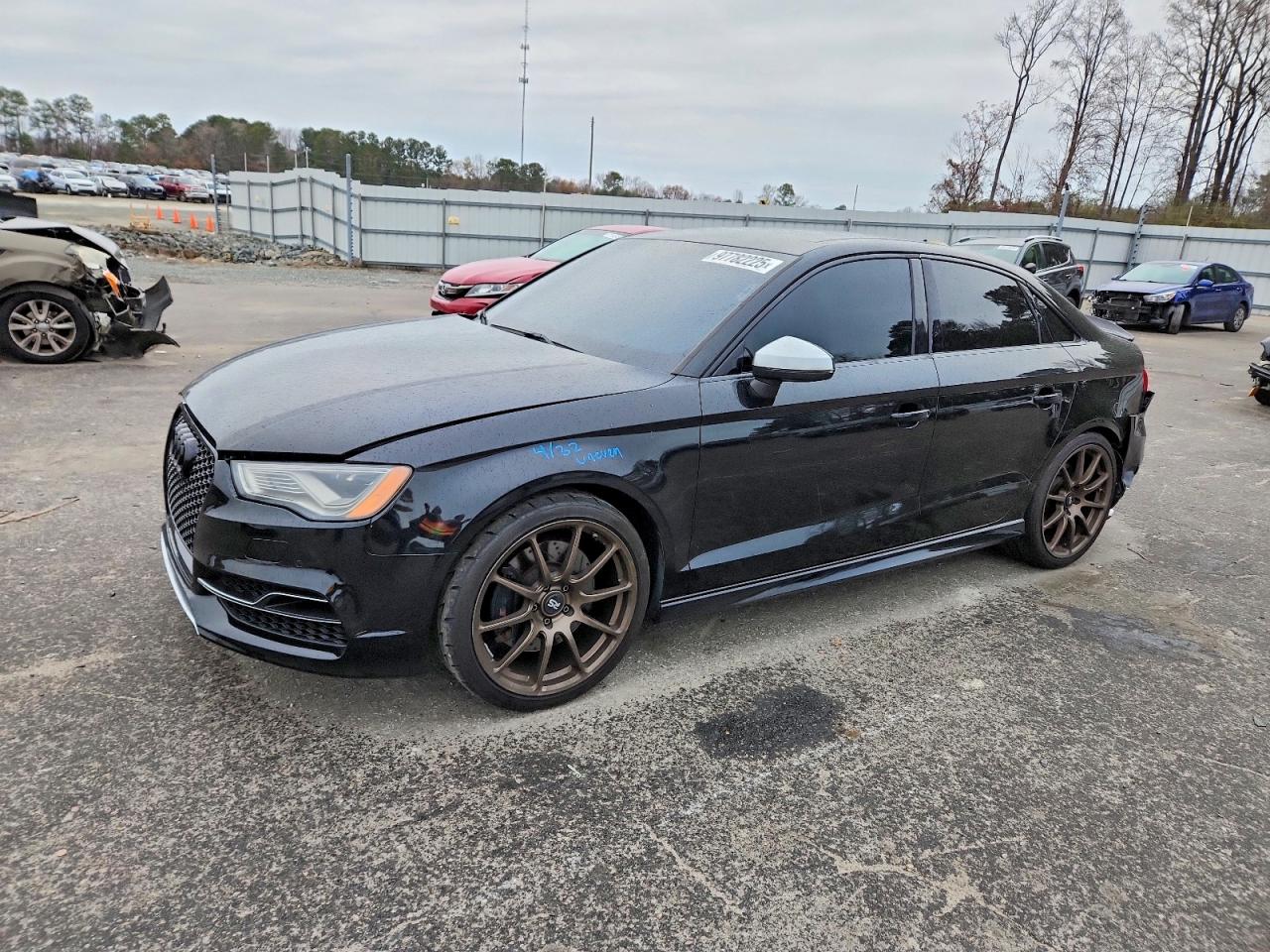 2015 Audi S3 Prestige, VIN WAUFFGFF0F1093731 — Зад