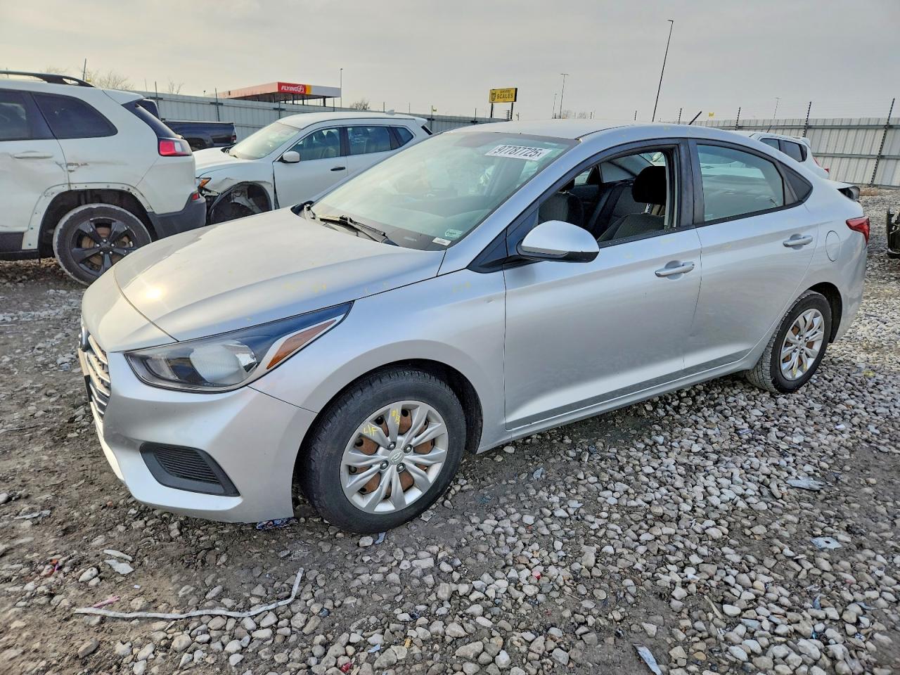 2019 Hyundai Accent SE, VIN 3KPC24A30KE044534 — Rear end
