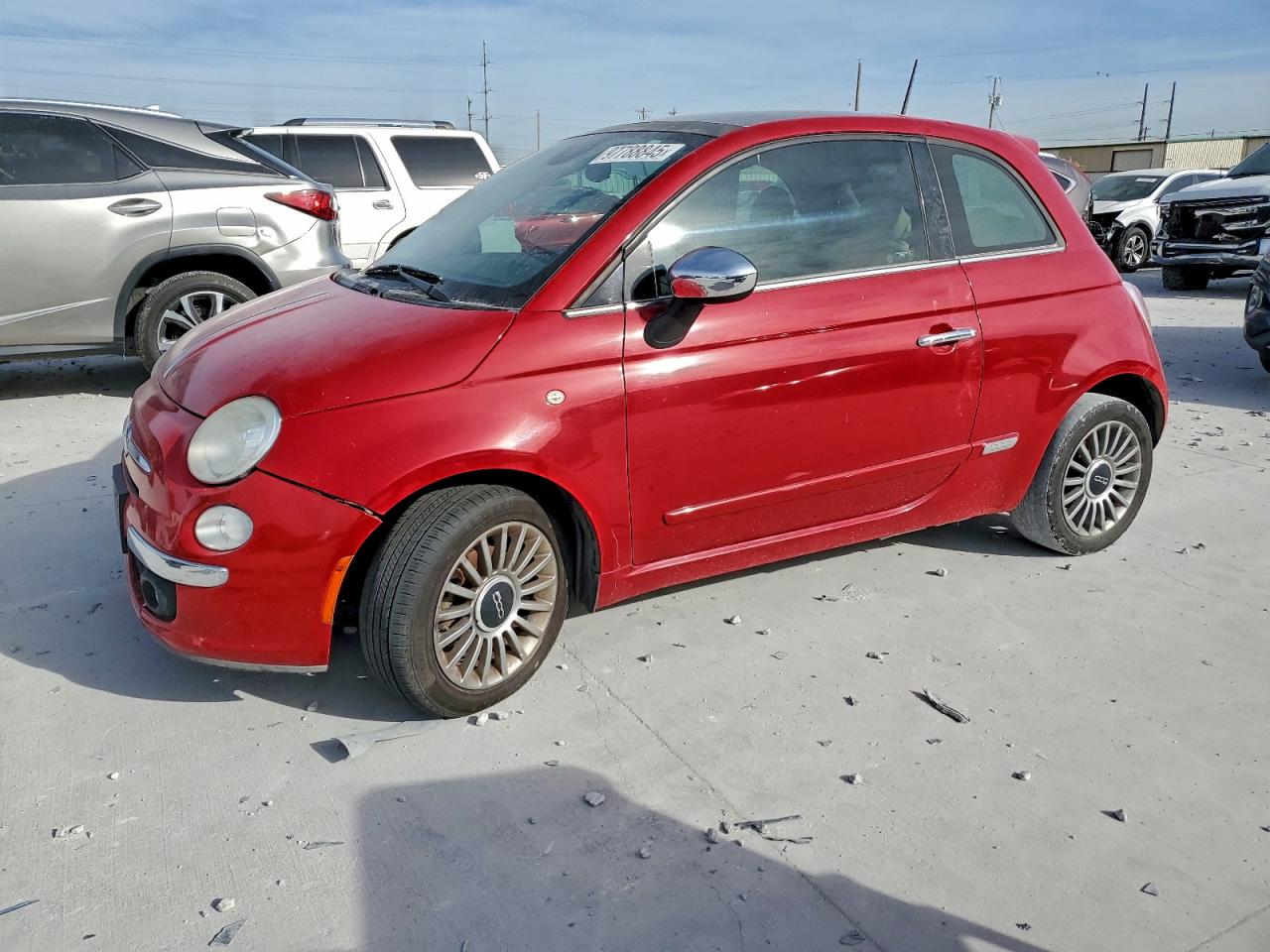 2014 FIAT 500 1957 Edition, VIN 3C3CFFCR2ET236575 — Minor dents and scratches