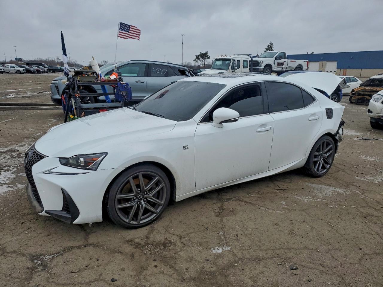 2017 Lexus IS 300 F Sport, VIN JTHCM1D28H5018536 — Rear end