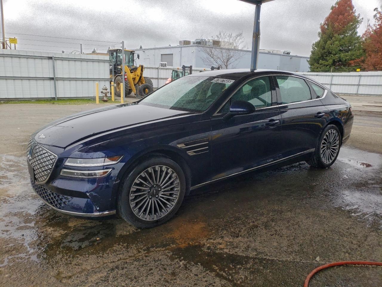 2023 Genesis G80, VIN KMTGE4S13PU004710 — Rear end