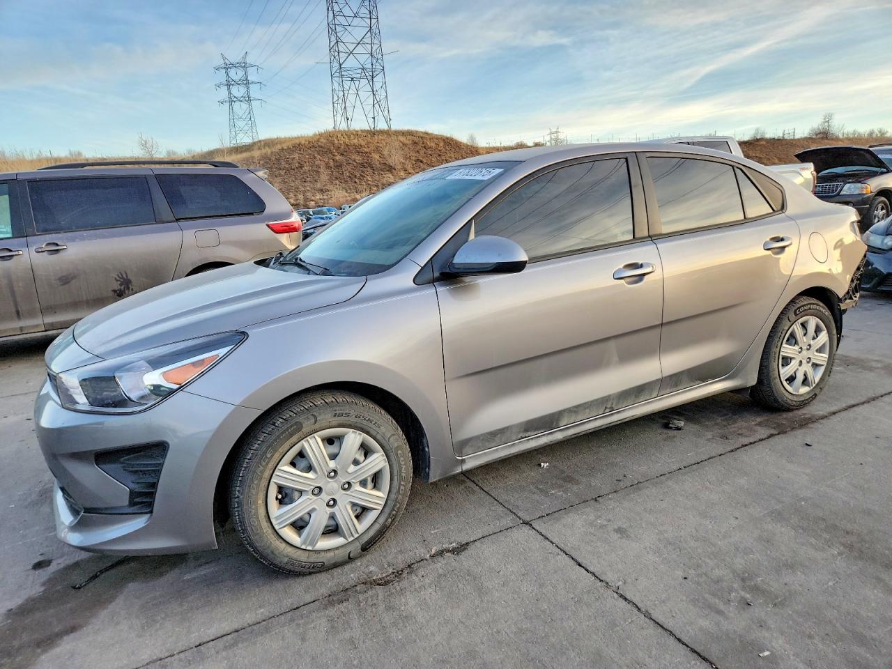 2023 Kia Rio S, VIN 3KPA24AD6PE530000 — Rear end