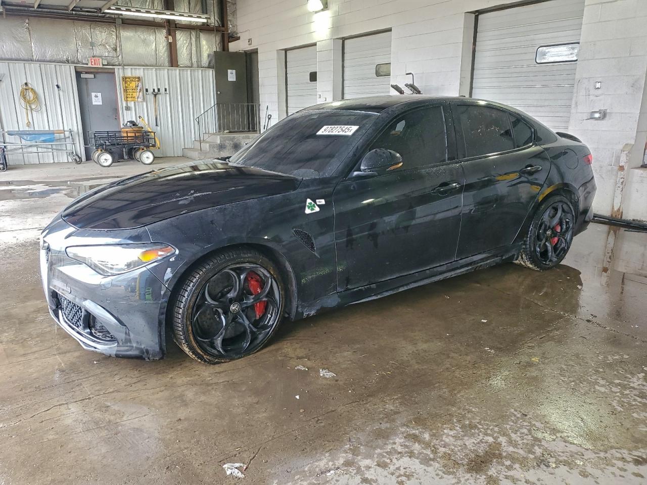 2017 Alfa Romeo Giulia, VIN ZARFAEAV5H7555310 — Vandalism