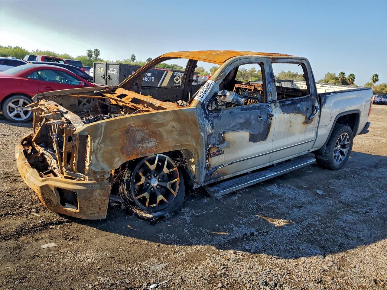 2015 GMC Sierra 1500 SLT, VIN 3GTU2VEC3FG274180 — Burn