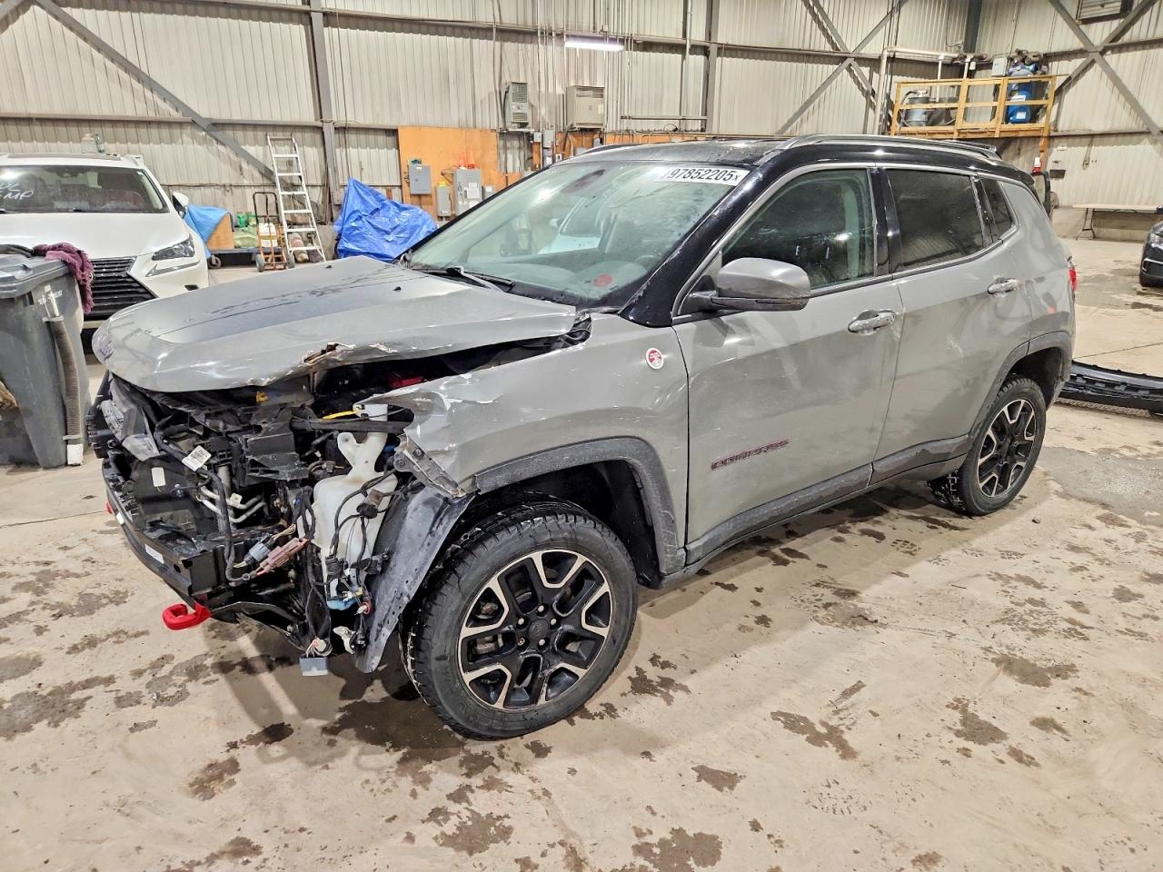 2021 Jeep Compass Trailhawk, VIN 3C4NJDDB4MT531202 — Rear end