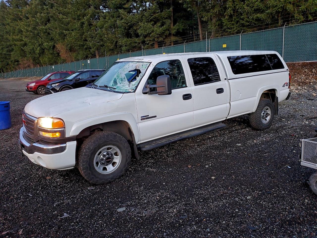 2006 GMC Sierra 3500 SRW SLT, VIN 1GTHK33D26F144510 — Roof