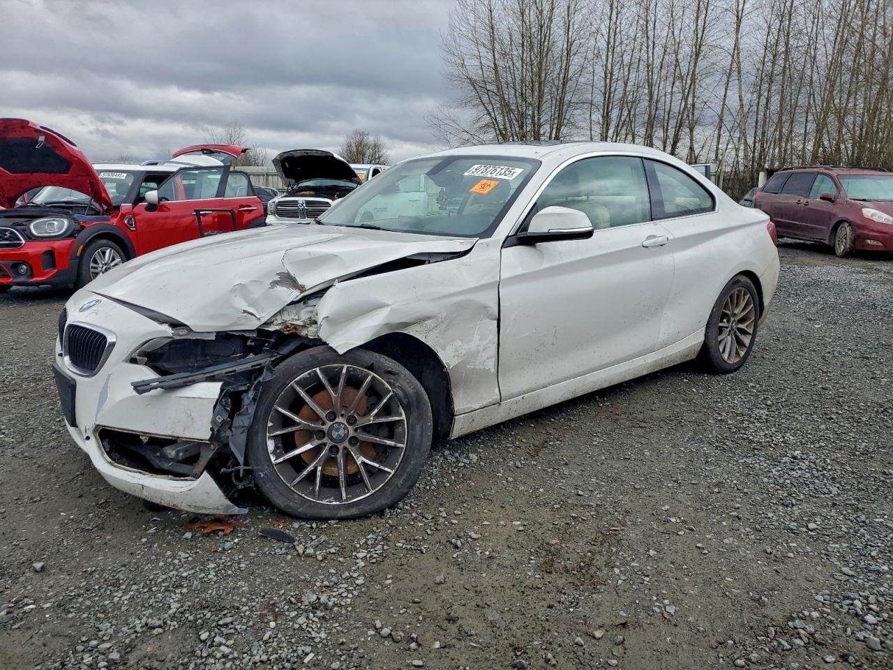 2015 BMW 2 Series 228i, VIN WBA1F5C57FV256765 — Front end