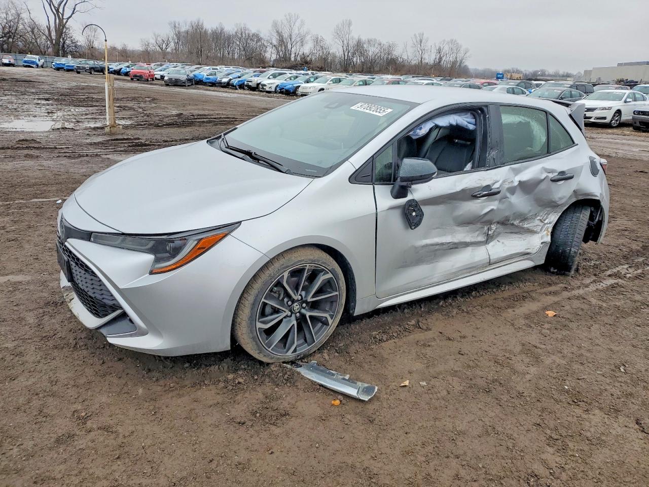 2019 Toyota Corolla XSE, VIN JTNK4RBE7K3022214 — Side