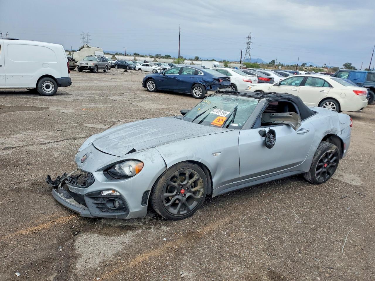 2018 FIAT 124 Spider Abarth, VIN JC1NFAEK7J0138329 — Rollover