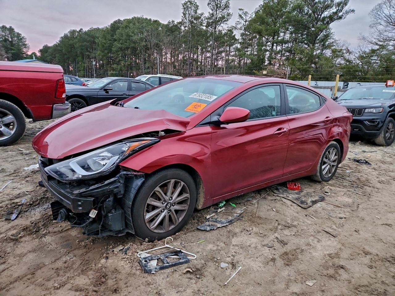 2015 Hyundai Elantra SE, VIN 5NPDH4AE5FH618289 — Front end