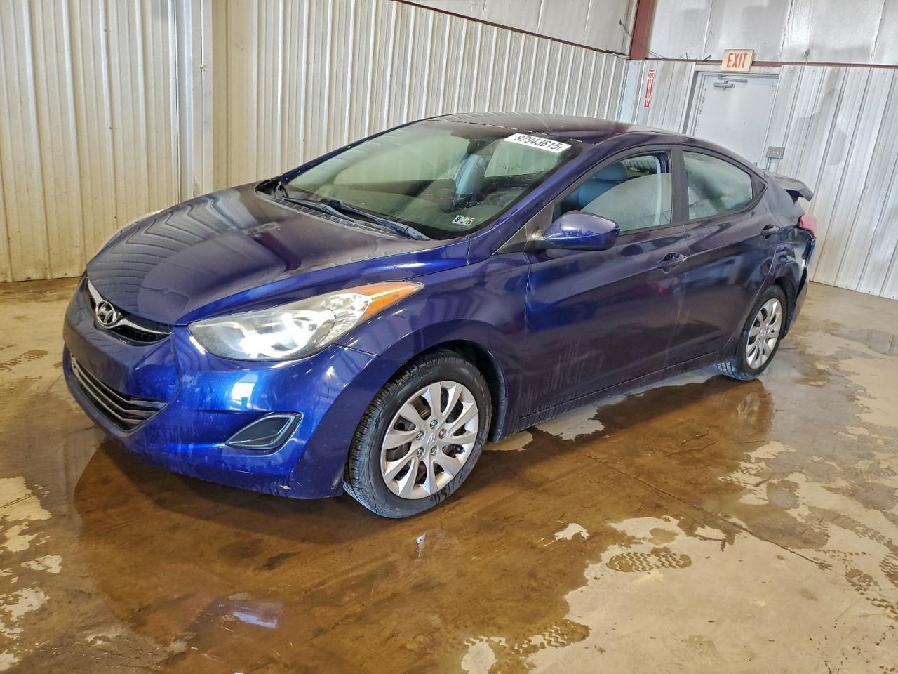 2011 Hyundai Elantra Limited, VIN 5NPDH4AE2BH024883 — Rear end