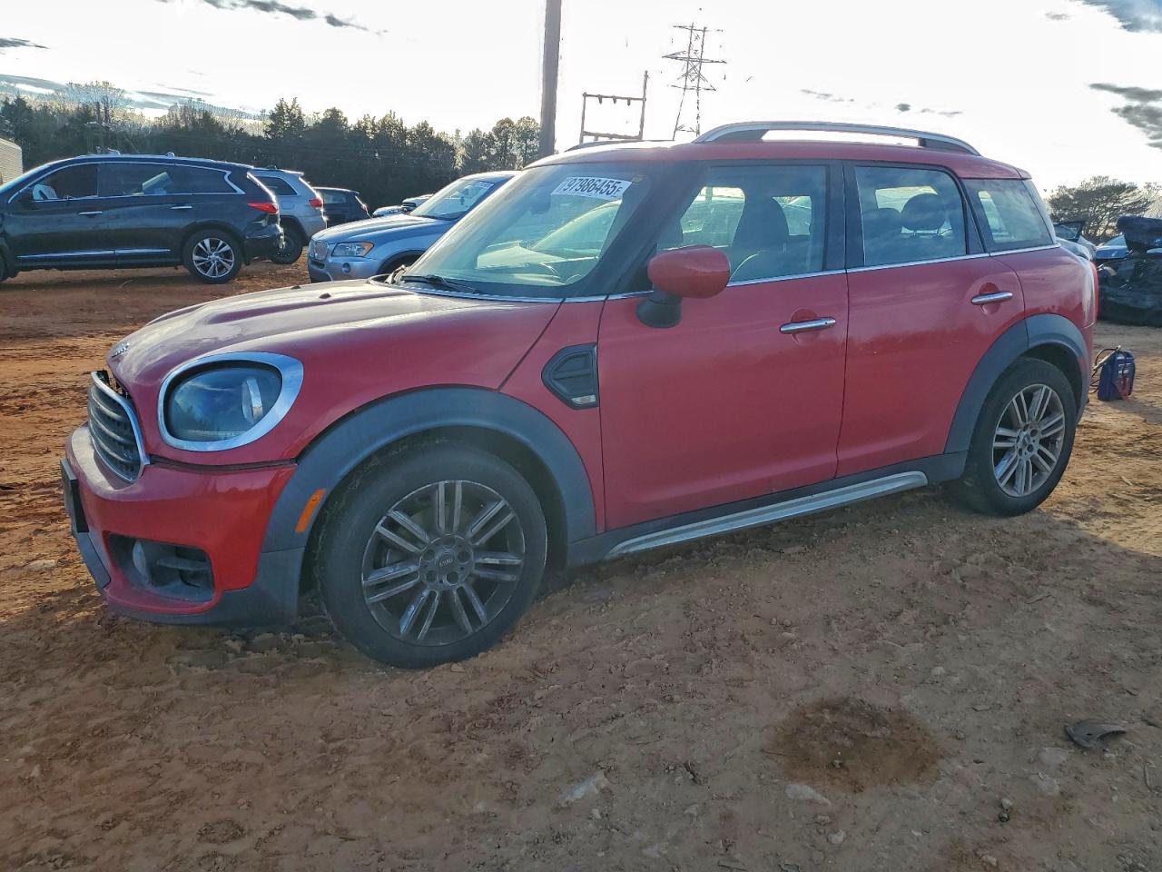 2020 MINI Countryman Cooper, VIN WMZYW3C06L3G60600 — Engine fire