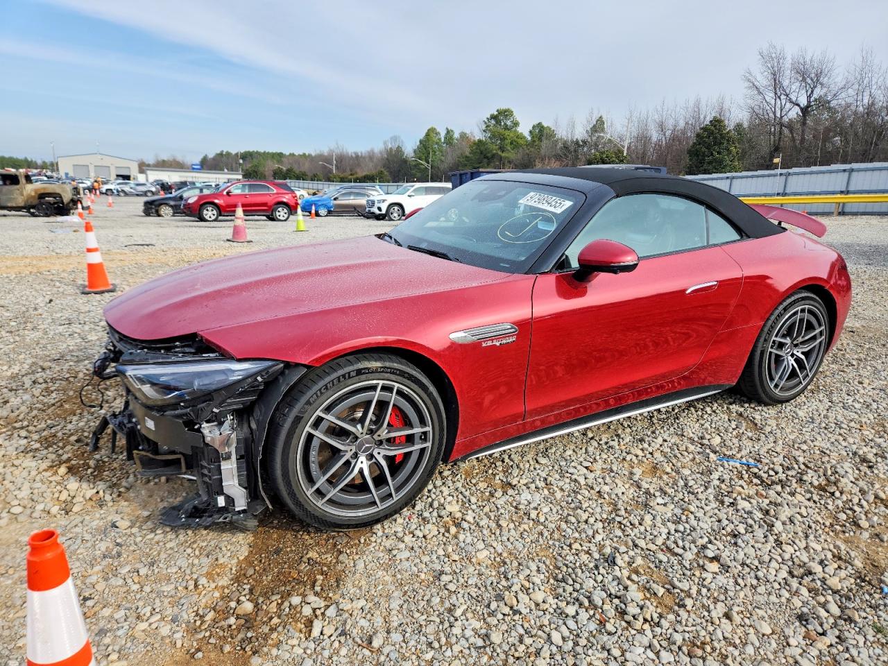 2022 Mercedes-Benz SL 55 AMG, VIN W1KVK8AB6NF005728 — Front end