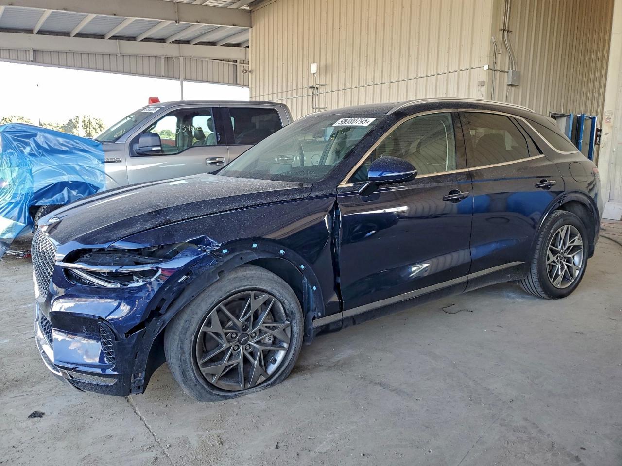 2023 Genesis GV70 2.5T, VIN KMUMADTB0PU136406 — Burn