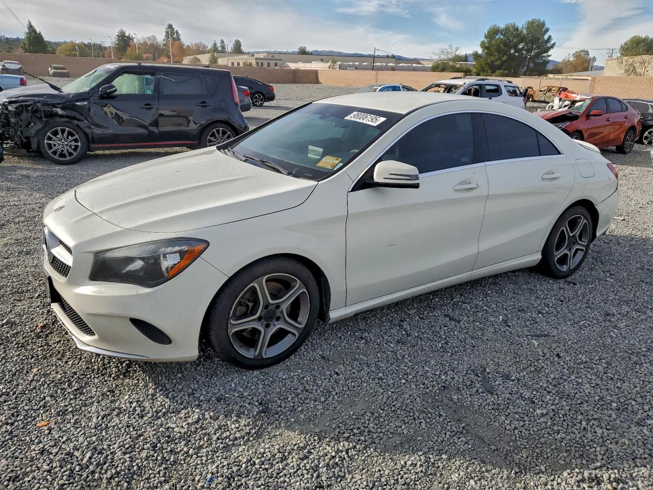 2018 Mercedes-Benz CLA 250, VIN WDDSJ4EB2JN573029 — Rear end
