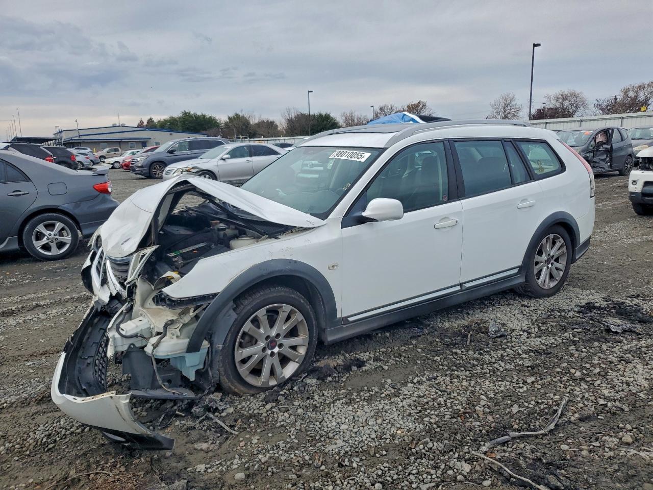 2011 Saab 9-3 9-3X, VIN YS3FD5BY1B1302823 — Front end