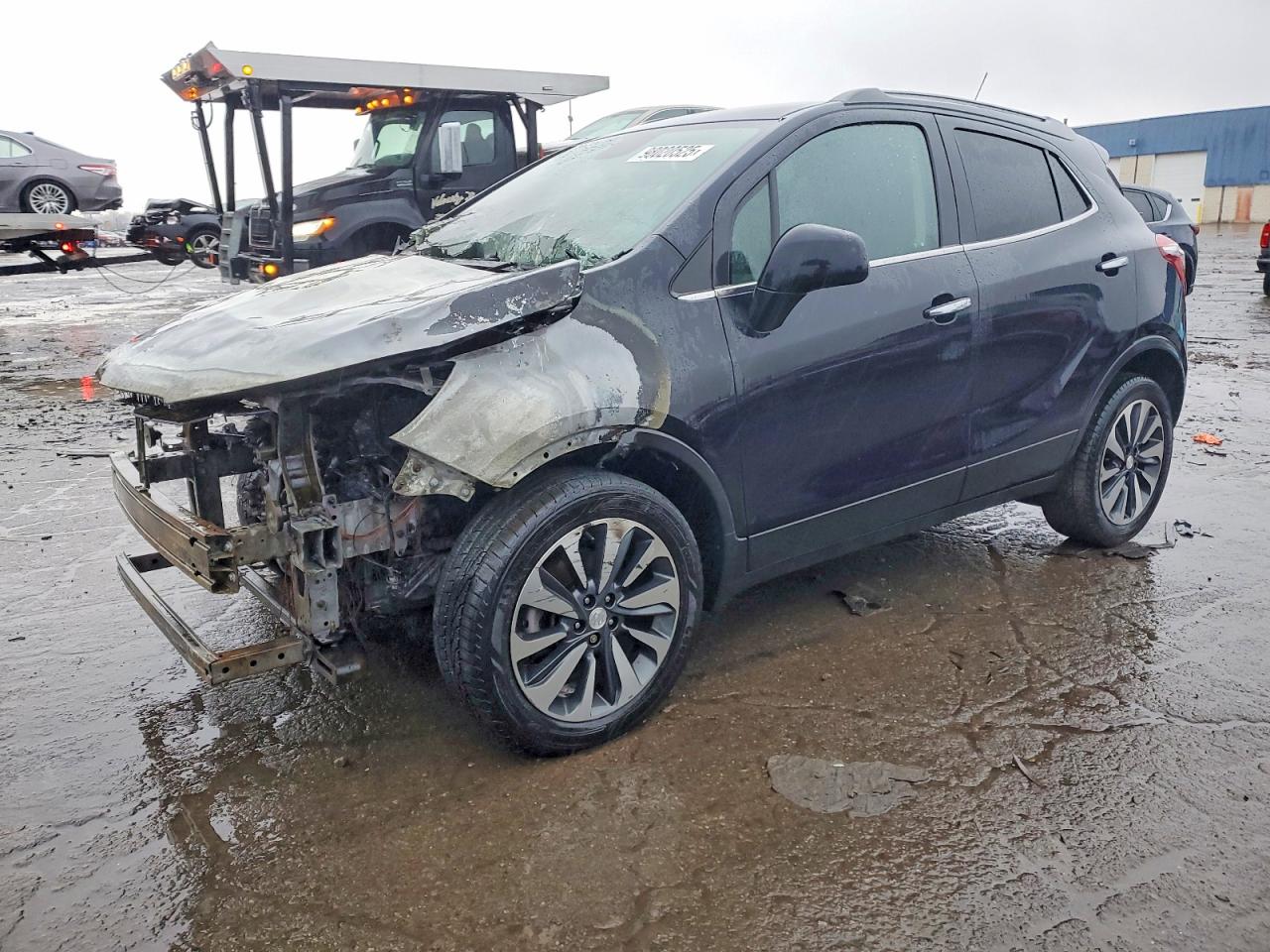 2021 Buick Encore Preferred, VIN KL4CJESB2MB344021 — Engine fire