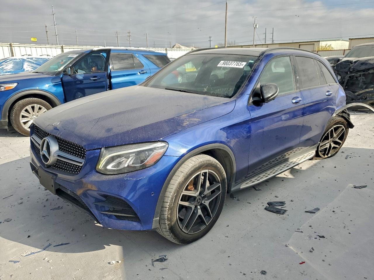 2018 Mercedes-Benz GLC 300, VIN WDC0G4KB4JV076577 — Rear end