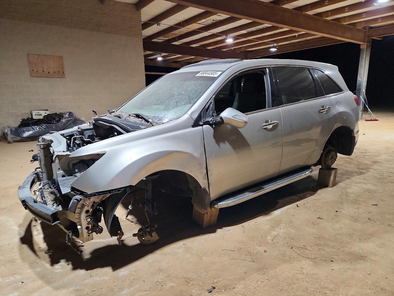 2013 Acura MDX Technology, VIN 2HNYD2H36DH503951 — Stripped
