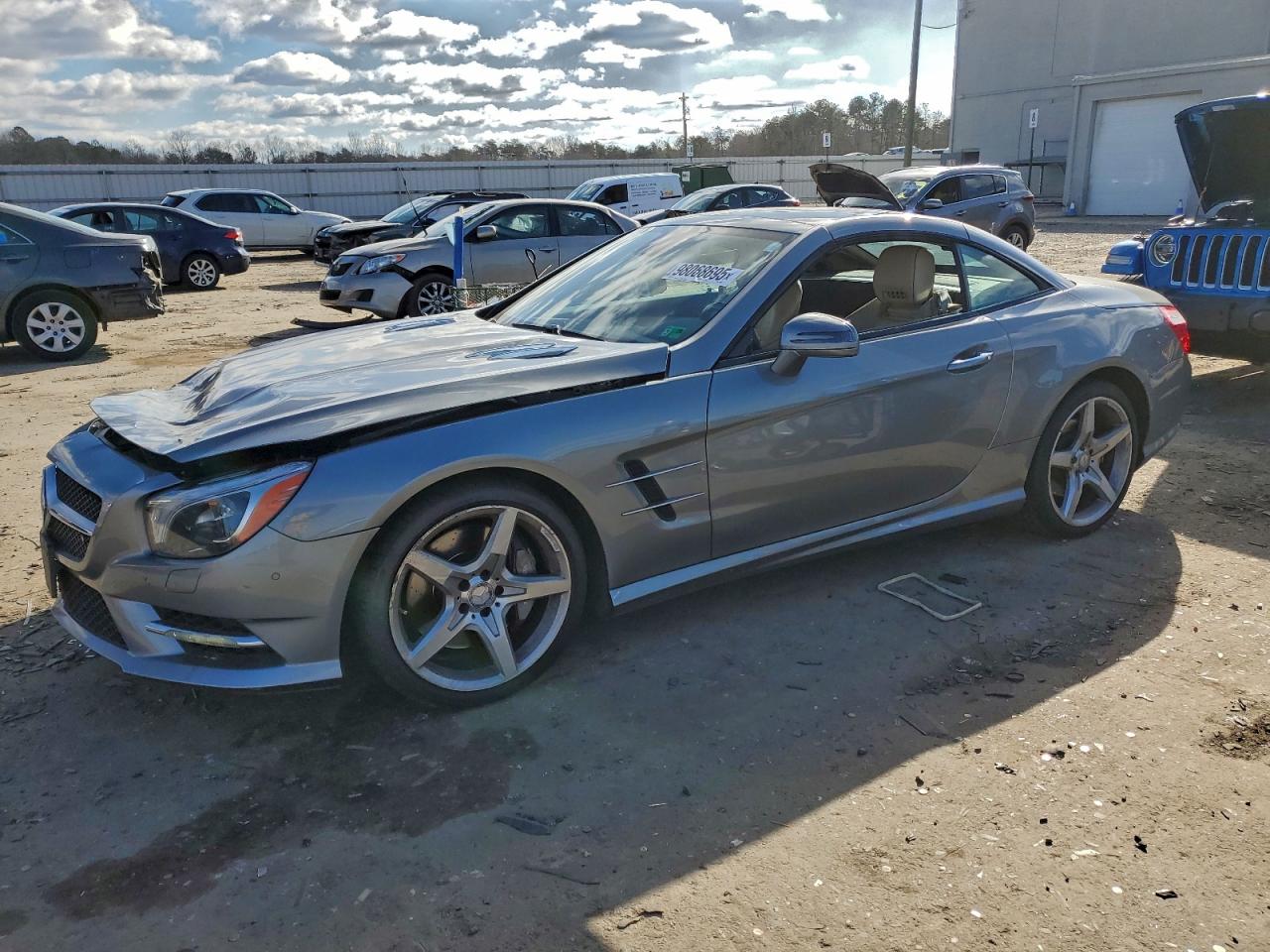 2014 Mercedes-Benz SL 550, VIN WDDJK7DA7EF027202 — Front end