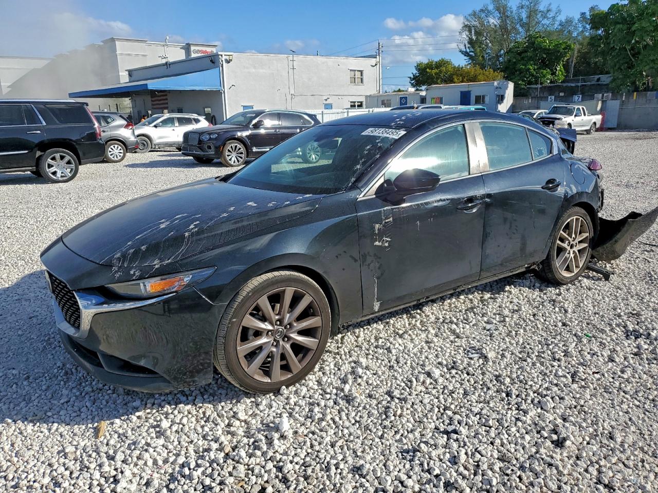 2019 Mazda 3 Select, VIN 3MZBPAALXKM106648 — Rear end